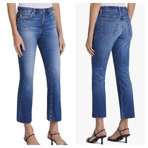 AG Adriano Goldschmied Women's Jodi Crop Jeans High Rise Slim Flare Crop